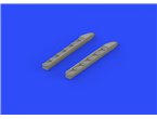 Eduard 1:48 Exhaust stacks for Kawasaki Ki-61-Id / Tamiya 