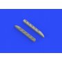 Eduard Ki-61-Id exhaust stacks TAMIYA