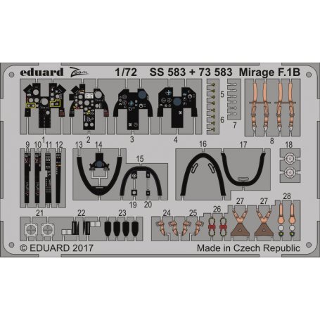 Eduard Mirage F.1B Special Hobby