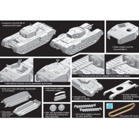 Dragon 1:72 Churchill Mk. IV NA 75