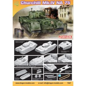 Dragon 1:72 Churchill Mk. IV NA 75