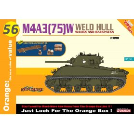 D9156 1:35 M4A3 (75)W WELDED HULL (CH)