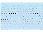 Eduard 1:72 Decals for Messerschmitt Bf-110 STENCILS 