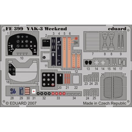 Eduard 1:48 Yakolev YAK-3 WEEKEND edition dla Eduard