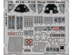 Eduard 1:48 Elementy wnętrza do Mirage 2000D dla Kinetic