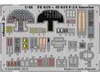 Eduard 1:48 Elementy wnętrza do F-5A dla Kinetic