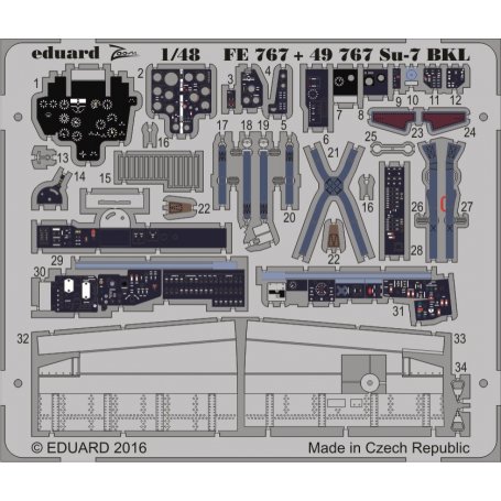 Eduard 1:48 Sukhoi Su-7 dla Smer