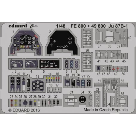 Eduard 1:48 Junkers Ju-87 B-1 dla Airfix A07114