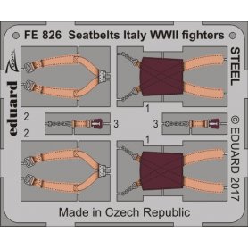 Eduard 1:48 Seatbelts Italy WWII fighters STEEL