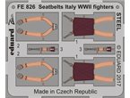 Eduard 1:48 Seatbelts for Italian fighters WWII / STEEL 