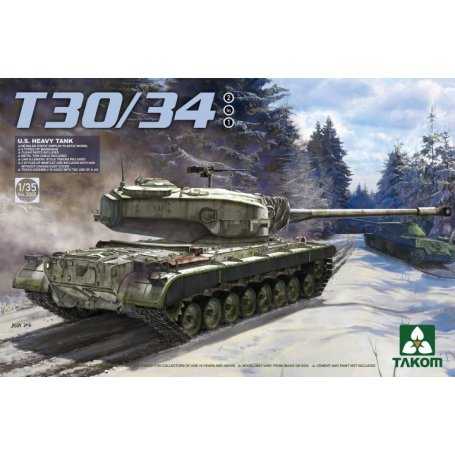 Takom 2065 U.S Heavy Tank T30/34 2 in 1