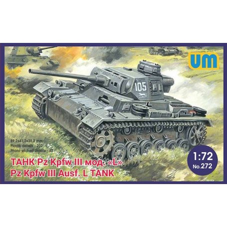 UM 272 1/72 Tank Panzer III Ausf. L w/protective s