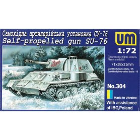 UM 304 DZIAŁO SAMOBIEŻNE SU-76 1/72