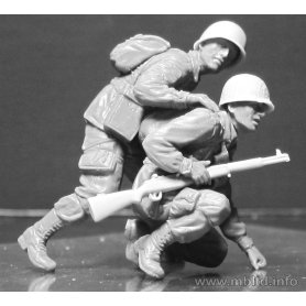 MB 1:35 US & German paratroopers