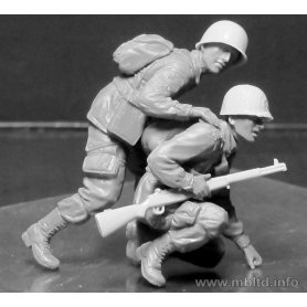 MB 1:35 US & German paratroopers