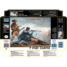 MB 1:35 Indian War series Final stand
