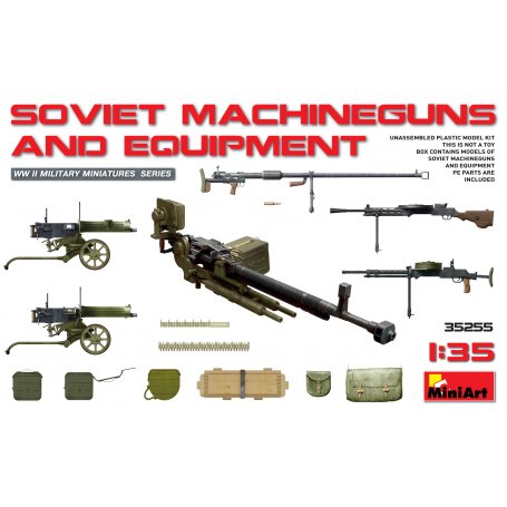 Mini Art 35255 Soviet Machineguns & Equipment