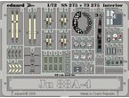 Eduard 1:72 Elementy wnętrza do Junkers Ju-88 A-4 dla Hasegawa