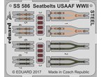 Eduard 1:72 Pasy bezpieczeństwa USAAF WWII / STEEL