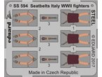 Eduard 1:72 Pasy bezpieczeństwa do włoskich myśliwców WWII / STEEL