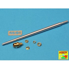 ABER 1:35 Metalowa lufa do Pz.Kpfw.VI King Tiger wieża Porsche 88mm Kwk 43/2 L/71 z wczesnym hamulcem wylotowym