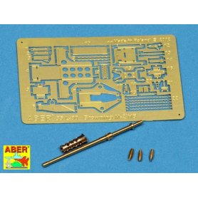 ABER 1:35 Metalowa lufa do Browning M2 kalibru 0.5 cala