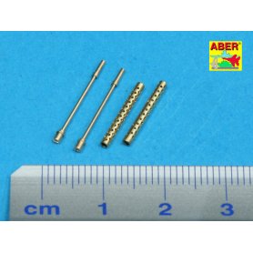 ABER 1:35 Zestaw metalowych luf do Browning ANM2 kalibru 0.5 cala 2 sztuki