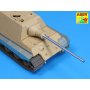 ABER 1:35 Metalowa lufa do Jagdtiger 128mm Pak 44 L/55