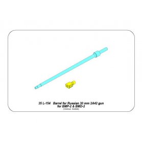 ABER 1:35 Metalowa lufa do BMP-2 i BMD-2 30mm 2A42