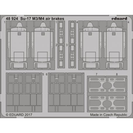 Eduard Su-17 M3/M4 air brakes KITTY HAWK