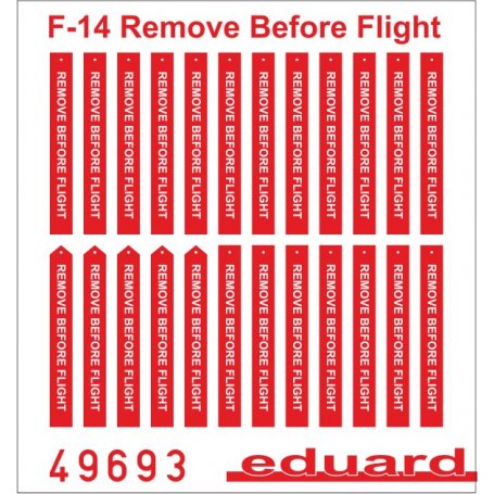 Eduard F-14 Remove Before Flight SUPER FABRIC Eduard 1192