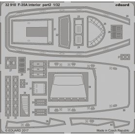 Eduard 1:32 F-35A interior dla Italeri