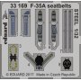 Eduard F-35A seatbelts STEEL ITALERI