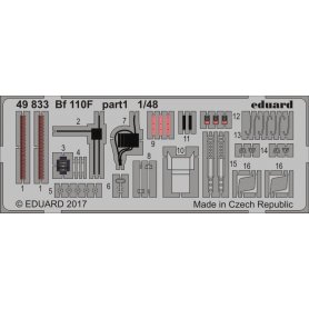 Eduard 1:48 Messerschmitt Bf-110F dla Eduard [brak zdjęcia]
