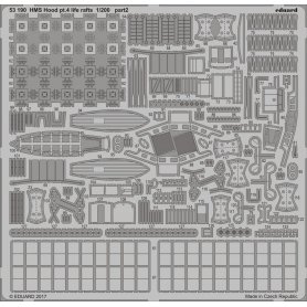 Eduard 1:350 HMS Hood part 4 life rafts dla Trumpeter [brak zdjęcia]