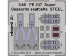 Eduard 1:48 Seatbelts for Super Seasprite / Kittyhawk / STEEL 