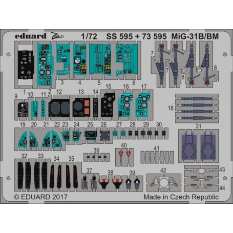 Eduard 1:72 MiG-31B/BM dla Trumpeter [brak zdjęcia]