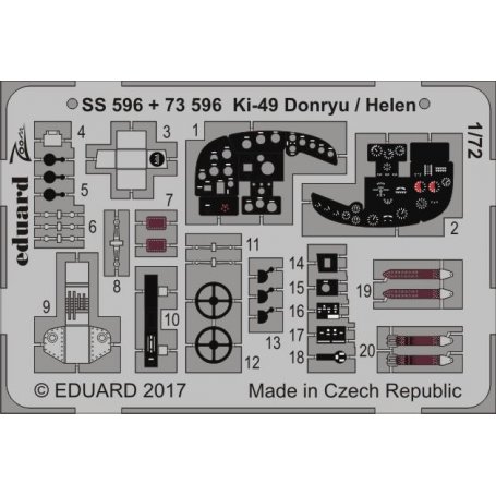 Eduard 1:72 Nakajima Ki-49 Donryu / Helen dla Hasegawa [brak zdjęcia]