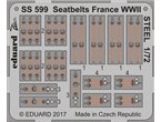 Eduard 1:72 Seatbelts for French airplanes WWII | STEEL | 