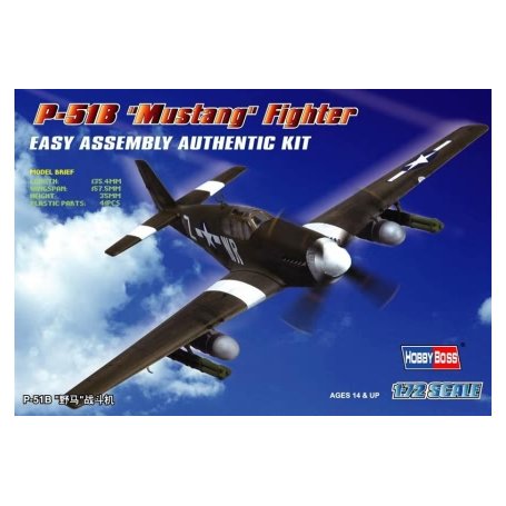 Hobby Boss 1:72 North American P-51B Mustang