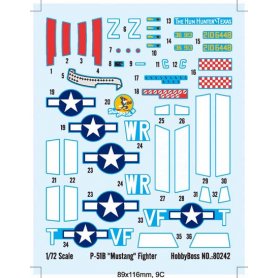 Hobby Boss 1:72 North American P-51B Mustang