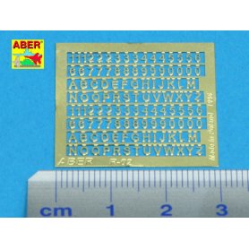 ABER Cyfry i litery 1,5mm