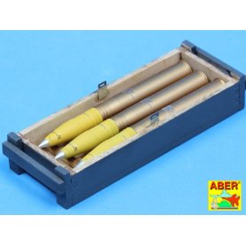 ABER 1:16 Pociski burzące 88mm z pojemnikami do Pz.Kpfw.VI Tiger I