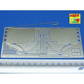 ABER 1:16 Przednie błotniki do Pz.Kpfw.VI King Tiger cz.5 zestaw dodatkowy