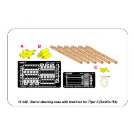 ABER 1:16 Zestaw do czyszczenia lufy do Pz.Kpfw.VI King Tiger