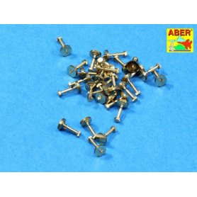 Aber 16103 Mosiężne imitacje śrub 1,55 mm x 30 szt