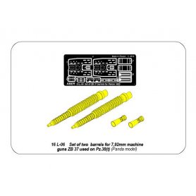 ABER 16 L-06 Zestaw dwóch luf ZB 37 - Pz 38(t)