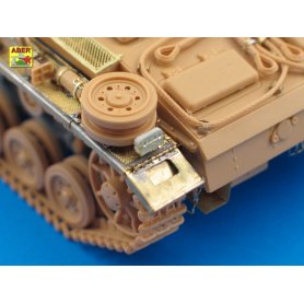 ABER 1:48 Błotniki do StuG III Ausf.B i Pz.Kpfw.III Ausf.L