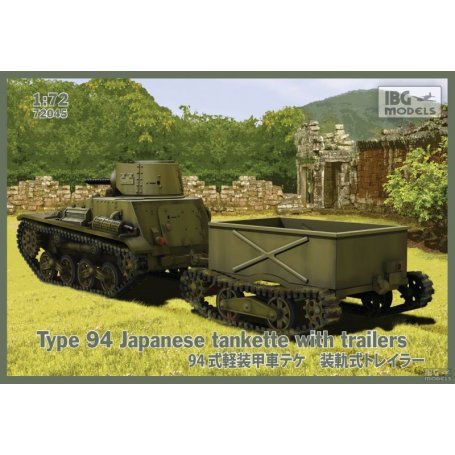 IBG 72045 Type 94 Japanese tankette with 2trailers