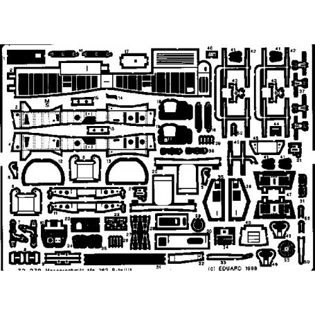 Eduard 72270 Messerschmitt Me 262 B-1A/U-1 Revell
